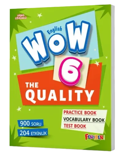 Fenomen Okul Wow English 6. Sınıf The Quality + Practice Book + Vocabulary Book + Test Book