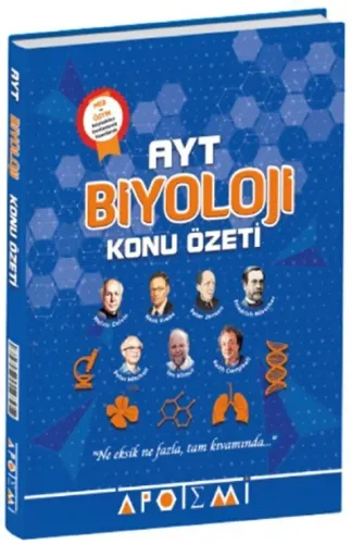 APOTEMİ YKS AYT KONU ÖZETİ BİYOLOJİ - 2025-26