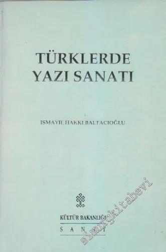 Türklerde Yazı Sanatı -        1993