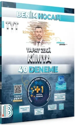 Benim Hocam Yayınları 2024 TYT Yapay Zekâ Kimya 40 Deneme