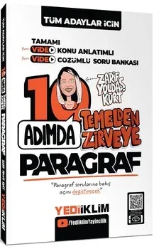 TÜM ADAYLAR İÇİN 10 ADIMDA PARAGRAF VİDEO KONU ANLATIMLI VE VİDEO ÇÖZÜMLÜ SORU B