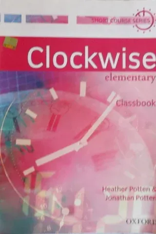 Clockwise Elemantary Classbook