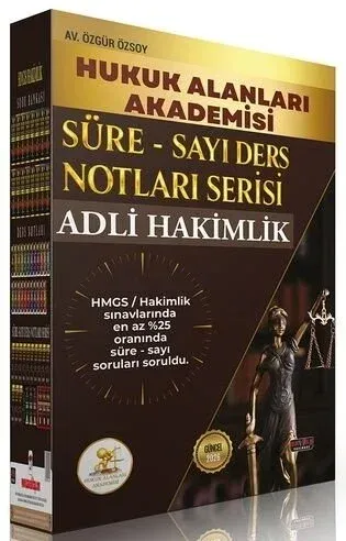 Savaş Yayınları 2026 HUKAL ADLİ HAKİMLİK Süre-Sayı Ders Notları Serisi