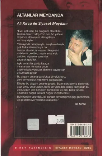 Altanlar Meydanda / Ali Kırca İle Siyaset Meydanı Birey Yayıncılık %40