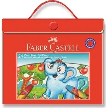 Faber-Castell Çantalı Pastel Boya, 24'lü