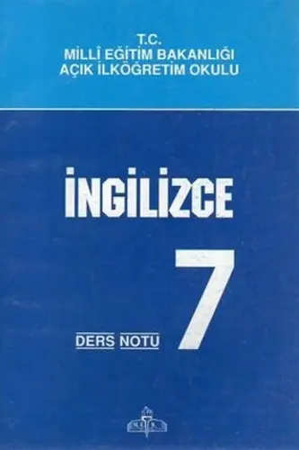 İngilizce 7 Ders Notu