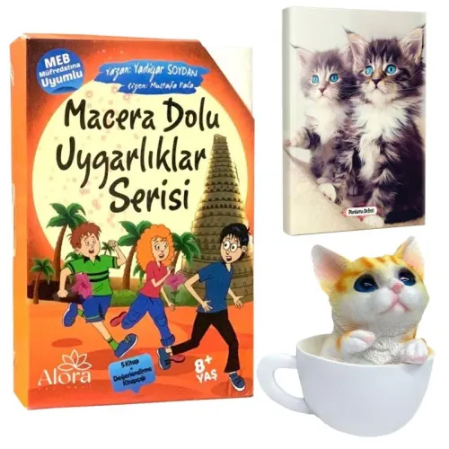 Macera Dolu Uygarlıklar 5 Kitap - Maviş Kediler Planlama Defteri ve Fi
