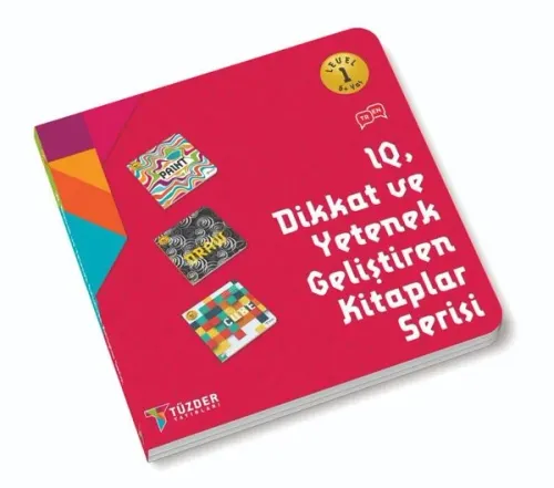 6+ Yaş Seti Level 1;IQ Dikkat ve Yetenek Geliştiren Kitaplar Serisi