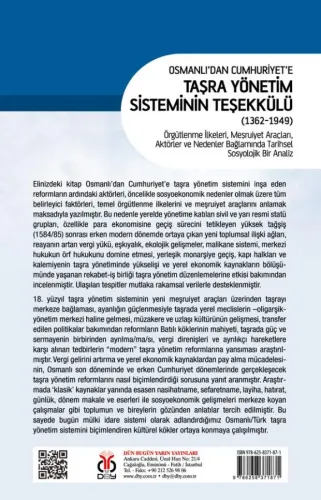 Osmanlı’dan Cumhuriyet’e Taşra Yönetim Sisteminin Teşekkülü (1362-1949 Osmanlı’dan Cumhuriyet’e Taşra Yönetim Sisteminin Teşekkülü (1362-1949
