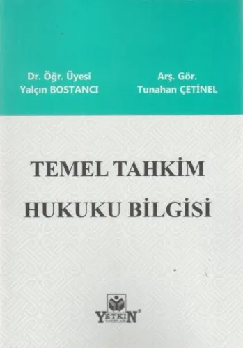 Temel Tahkim Hukuku Bilgisi