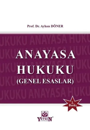 Anayasa Hukuku Genel Esaslar