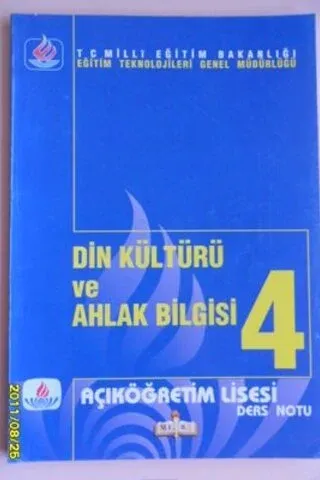 Din Kültürü ve Ahlak Bilgisi 4