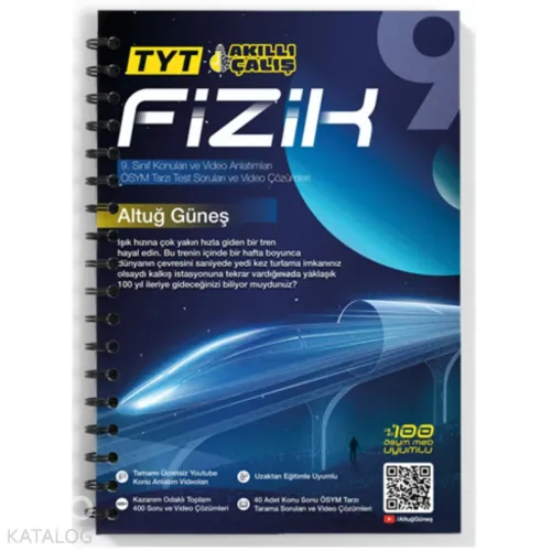 Altuğ Güneş Yayınları TYT Fizik 1. Kitap | Altuğ Güneş | Altuğ Güneş Y