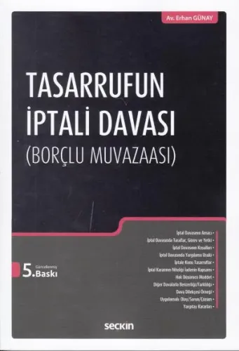 Tasarrufun İptali Davası