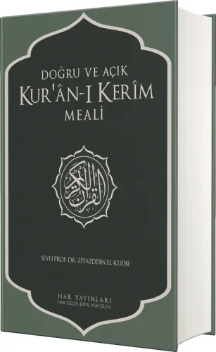 Doğru Ve Açık Kuranı Kerim Meali Sadece Meal