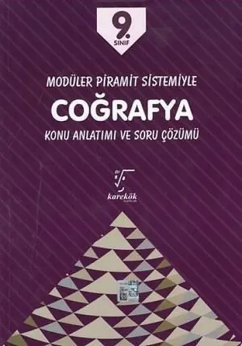 Karekök Yayınları 9. Sınıf Coğrafya Modüler Piramit Sistemiyle Konu Anlatımlı ve Soru Çözümü MPS Karekök