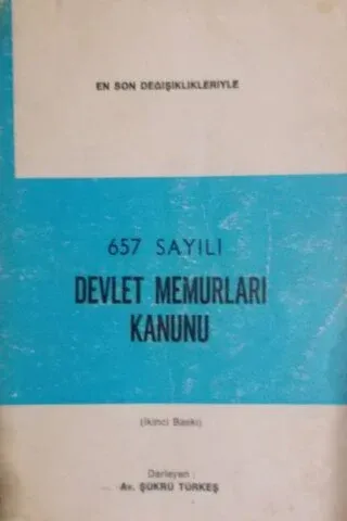 657 Sayılı Devlet Memurları Kanunu