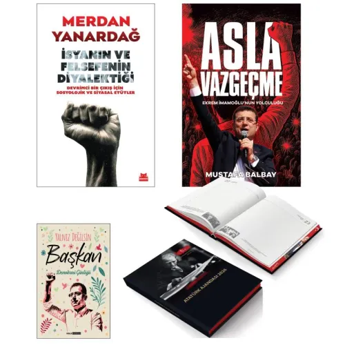 İsyanın ve Felsefenin Diyalektiği  - Asla Vazgeçme ve Yalnız Değilsin Başkan - Ciltli 2026 Ajanda