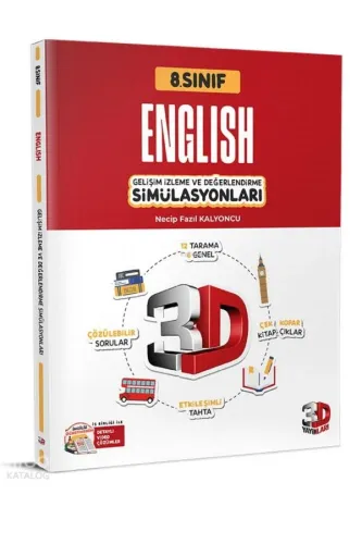 3D 8.SINIF İNGİLİZCE SİMÜLASYON DENEMELERİ