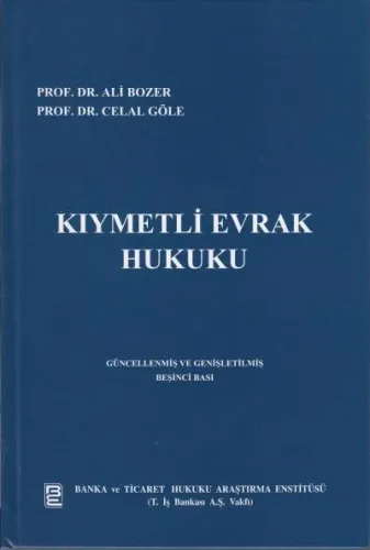 Kıymetli Evrak Hukuku