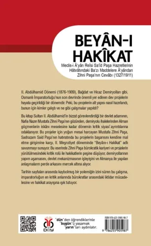 Beyân-ı Hakîkat Mustafa Zihni Paşa Beyân-ı Hakîkat Mustafa Zihni Paşa