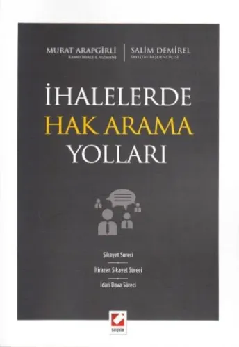 İhalelerde Hak Arama Yolları