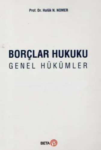 Borçlar Hukuku Genel Hükümler