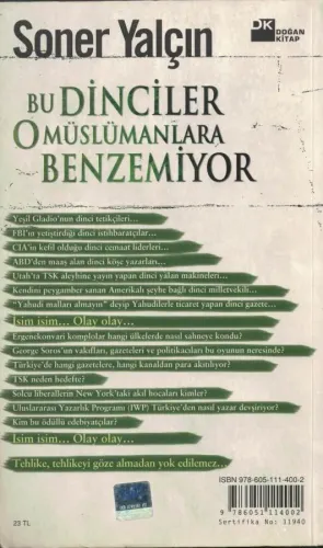 Bu Dinciler O Müslümanlara Benzemiyor(ithaflı-imzalı) Soner Yalçın Doğ