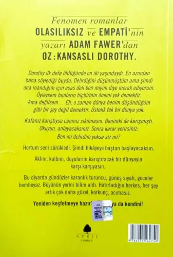 Oz Adam Fawer April Yayınları