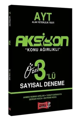 Yargı Yayınları  AYT Aksiyon Sayısal 3’lü Deneme