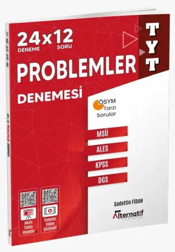 ALTERNATİF YAYINLARI 24*12 PROBLEMLER DENEMESI