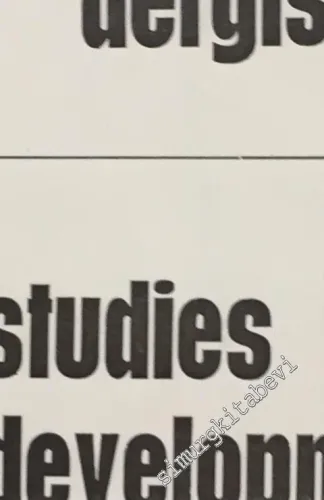 ODTÜ Gelişme Dergisi - METU Studies in Development - Sayı: 22 / 23      Kış 1979