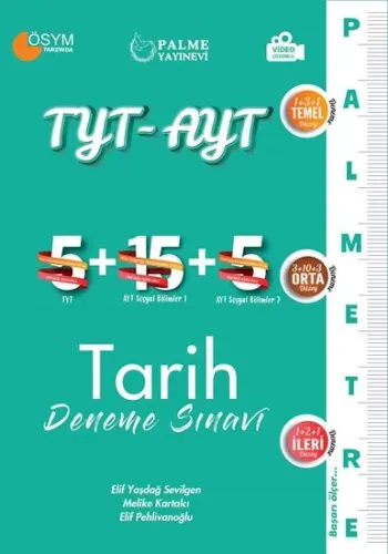Palme TYT AYT Tarih 5+15+5 Palmetre Deneme