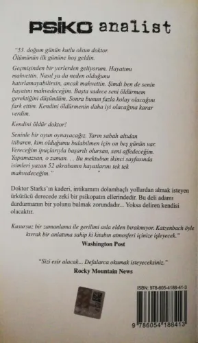 Psiko-Analist John Katzenbach Koridor Yayıncılık