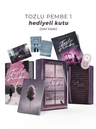 Tozlu Pembe 1 (Yan Boyamalı Hediyeli Kutu)