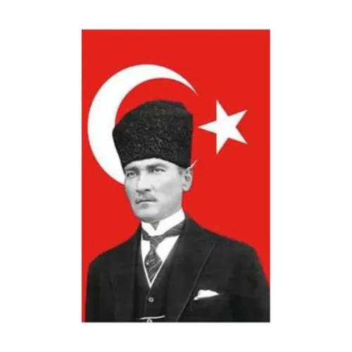 Kalpaklı Bayrak 70x105cm