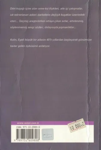 Gece Sesleri Ayşe Kulin Remzi Kitabevi %37 indirimli