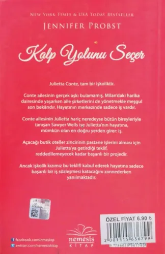 Kalp Yolunu Seçer Jennifer Probst Nemesis Kitap