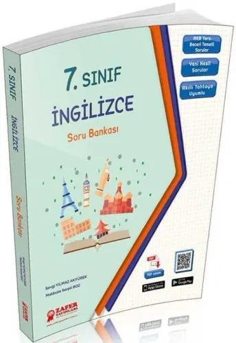 Zafer Yayınları 7. Sınıf İngilizce Soru Bankası