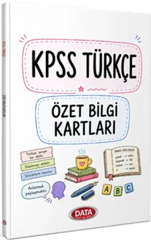 Data Yayınları 2026 KPSS Türkçe Özet Bilgi Kartları
