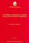 La Turquıe Au Mıroır De La Presse Françaıse Natıonale Et Regıonale