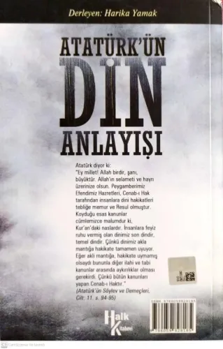 Atatürk’ün Din Anlayışı Harika Yamak Halk Kitabevi