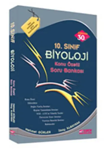 Esen Yayınları 10. Sınıf Biyoloji Konu Özetli Soru Bankası Esen