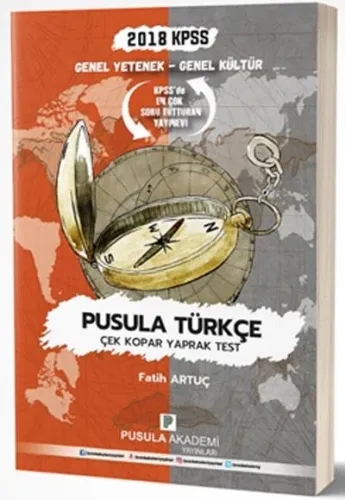 Pusula Akademi KPSS GYGK Pusula Türkçe Çek Kopar Yaprak Test 2018