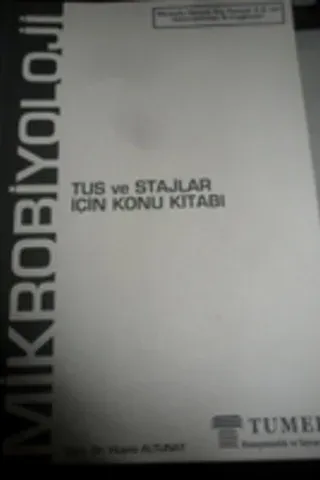 Mikrobiyoloji TUS ve Stajlar İçin Konu Kitabı