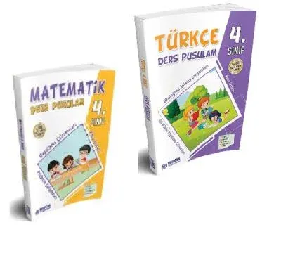 Mercek 4. Sınıf Türkçe-Matematik Ders Pusulam Seti-YENİ