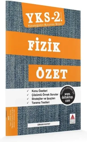 Delta Kültür Yayınları AYT Fizik Özet Delta Kültür