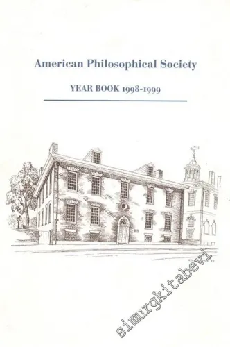 American Philosophical Society Year Book 1998 - 1999 -        1999