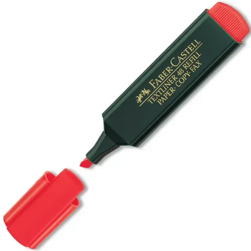 Faber Castell Fosforlu Kalem Kırmızı 15 48 21