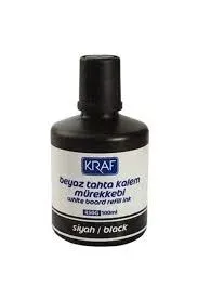KRAF BEYAZ TAHTA KALEM MÜREKKEBİ 100ml 450G SİYAH